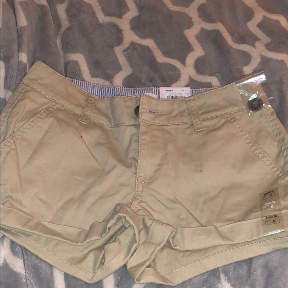 Tan shorts